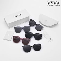 Luxury Korean Brand Designer Round Sunglasses For Women Men Acetate Sun Glasses Classic Retro Outdoor Oculos De Sol Gafas Myma304K