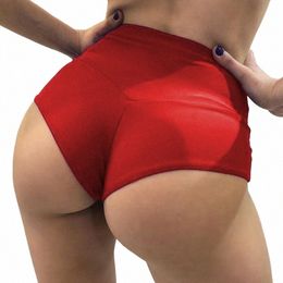2023 Women Workout Fitn Pole Dance Shorts Seaml High Waist Female Clothes Push Up Short Elasticity Breathable Panties R2IU#