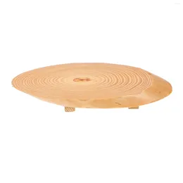 Flatware Sets Sushi Plate Holder Wooden Storage Tray Utensils Eating Creative Dish Practical Tableware