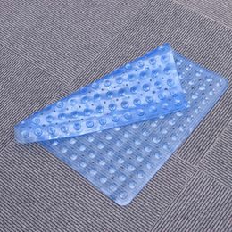 Bath Mats Bathtub Mat Non- Square Shower Safety PVC Anti- Mildew Resistant Antiskid (Clear)