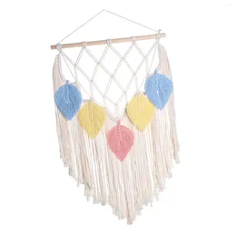 Tapestries Tassels Macrame Wall Hanging Tapestry Boho Decor For Apartment Bedroom