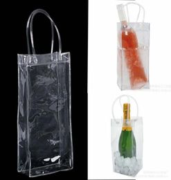 Bag Gift Wine Beer Champagne Bucket Drink Ice Bag Bottle Cooler Chiller Foldable Carrier Favor Gift Festival Bags8992704