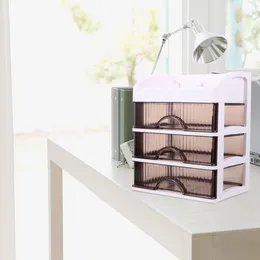 Storage Boxes Large Drawers Makeup Organiser Plastic Containers Desk Table Desktop Tabletop