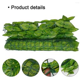 Decorative Flowers Artificial Leaf Screening Roll Wall Landscaping Fence Privacy Screen Outdoor Garden Backyard Balcony