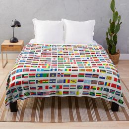 Blankets Flags Of The World Throw Blanket Thin Nap