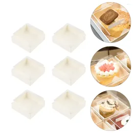 Take Out Containers 10pcs Cake Boxes With Clear Window Bakery Box Sandwich Packing For Pastries Pie Cupcakes