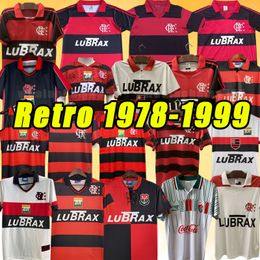 Retro classic Flamengo soccer jerseys GILBERTO SAVIO ROMARIO EMERSON ADRIANO football shirt vest 95 96 98 99 1972 1980 1987 1990 1994 1993 1995 1996 1999