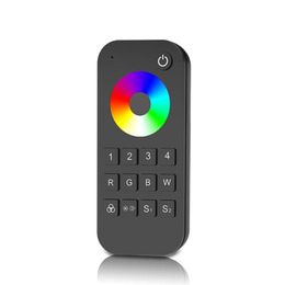 4 Zones 2.4G RGB/RGBW Remote Control RT9 High Sensitive Touch Color Ring Remote LED Controller