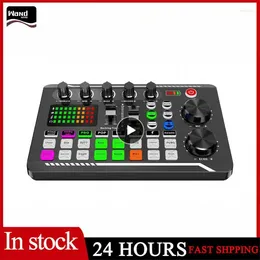 Microphones Professional DJ Audio Interface Mixer Podcast Microphone Sound Card Kit Portable ALL-IN-ONE Production Studio