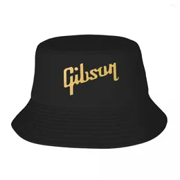 Berets GIBSON GOLD Bucket Hat Panama For Kids Bob Hats Cool Fisherman Summer Beach Fishing Unisex Caps