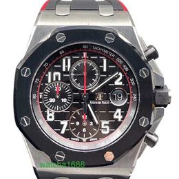 Moissanite AP Wristwatch Royal Oak Offshore 26470SO.OO.A002CA Automatic Machinery Precision Steel Mens Watch