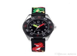 Kid Watch 3D Cartoon Dinosaur Lovely Kids Girls Boys Children Students Quartz Wrist Watch Very Popular Wristwatc Sports Clock 30m 4553794