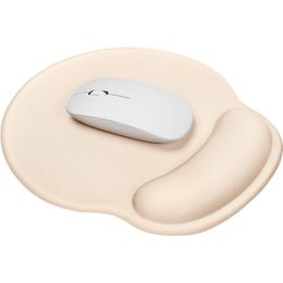 Mouse Pads Wrist Rests Ergonomic Pad With Comfortable And Cooling Gel Rest Support Lycra Cloth Non-Slip Pu Base For Easy Ty Pain Relie Otnba