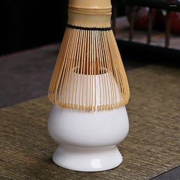 Teaware Sets Matcha Tea Whisk Holder Exquisite And Practical Safe To Sturdy Durable Ceramic