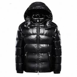 down jacket black plus size loose coat hooded padded clothes bomber jacket mens jacket luxury men winter w5Tn#