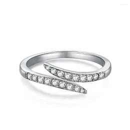 Cluster Rings S925 Silver Ring Design Feels Small And Unique Luxury Lightweight Fine Fashionable Versatile Jewelry