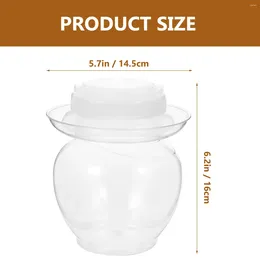 Storage Bottles Jars Fermenting Vitroleros Para Tank Crock Fermentation Kimchi Sauerkraut Jar Pickling Pickle Aguas Pot Container