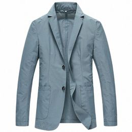 shenrun uomo nuovo blazer estivo leggero sottile giacca ad asciugatura rapida singolo strato traspirante casual antirughe protezione solare all'aperto g8vA #