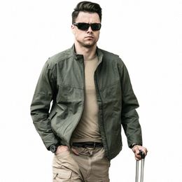 new Military Assassin Combat Training Pilot Men's Waterproof and Durable Tactical Spring and Autumn Casual Coat Jacket o5Ii#