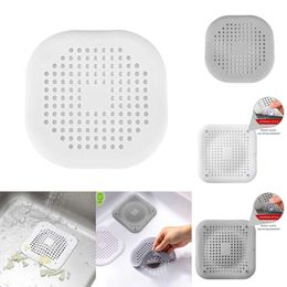 2024 Hair Filter Sink Anti-Blocking Strainer Bathtub Shower Floor Drain Stopper Silicone Kitchen Deodorant Plug Bathroom Accessories