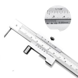 Crafts Stainless Steel Marking Vernier Caliper Parallel Cross Vernier Caliper Marking Gauging Ruler Measuring Instrument Tools