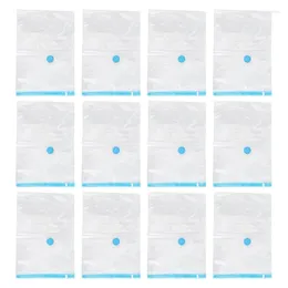 Storage Bags 12 Pcs Quilts Clothes Vacuum Bag Waterproof Compression Air Foldable Dustproof And Moisture-Proof Sack