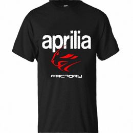 new Aprilia Factory Motorbike Printed T Shirt Mens Sz S 2Xl cott tshirt men summer fi t-shirt euro size W2mv#