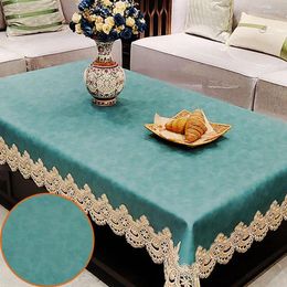 Table Cloth Waterproof Oil-proof Anti-scalding No-wash Mat Rectangular Tablecloth K194