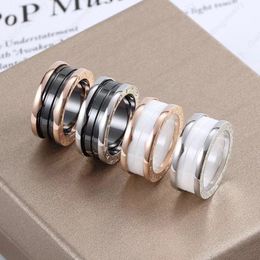 B New Double Band Rings Titanium Steel Ring Men And Women Couple Rose Gold Silver Ring Holiday Gift Size 5-12 Width 10mm320N