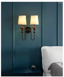 Wall Lamps All Copper Lamp Living Room Background Bedroom Headboard Staircase Hallway