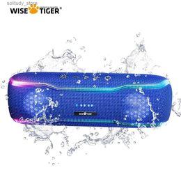 Portable Speakers WISETIGER F10C Beat Boom IPX7 waterproof Bluetooth speaker portable speaker 25W BT5.3 stereo surround outdoor wireless speaker Q240328