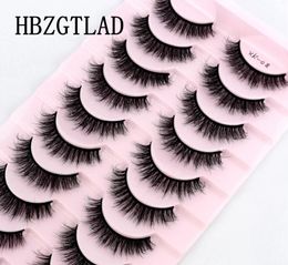 False Eyelashes 10Pairs 3D Mink Lashes Natural Thick Dramatic Volume Wispy Fake Eyelash Extension Faux Cils Wholesale Makeup