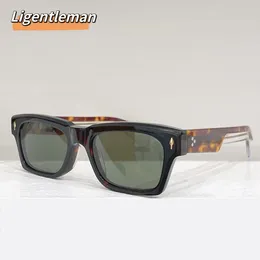 Sunglasses Fashion Brand Designe Square Men Driving Busiiness High Quality Acetate Handmade Eyeglasses Trend Women