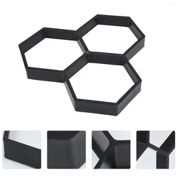 Garden Decorations Concrete Moulds And Forms Paver For Stepping Stone Reusable DIY Walkway Pavement Paving Moulds Hexagon