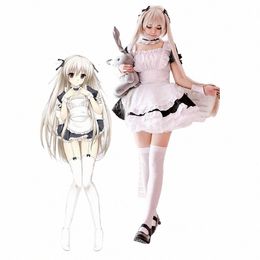 maid Dr Anime Yosuga no Sora Kasugano Sora Cosplay Costume Sissy Women Men For Halen Party maid M1Vo#