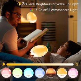 Table Clocks 3IGP Smart Touch Colour Changing Light Digital Alarm Clock To Simulate Sunrise And Sunset Wake Up Bed Lamp Led Night