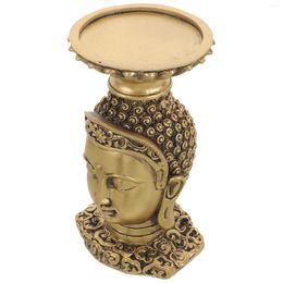 Candle Holders Antique Baby Birthday Decoration For Girl Zen Statue Resin Holder
