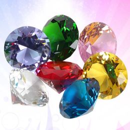 Vases 100 Pcs Plastic Filler Simulation Diamond Colorful Acrylic Crystal Accessories Clear