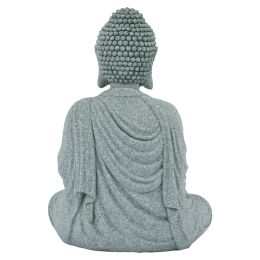 Sculptures High Quality Indoor Outdoor Sitting Buddha Resin Garden Ornament 4x8x12cm Buddha Ornament Statue Decor Stone Zen Effect