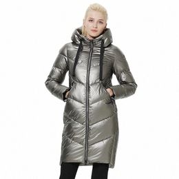 IceBear 2023 New Hooded Winter Winter Women's Jacket Fi Casual Lg Wrap Cott Coat Brand Ladies Parkas GWD20302d T42Q#