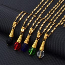 Pendant Necklaces Anniyo Hawaiian Multiple Colour Ball For Women Girls Crystal Jewellery Guam Micronesia Chuuk Pohnpei #256006Pendan331T