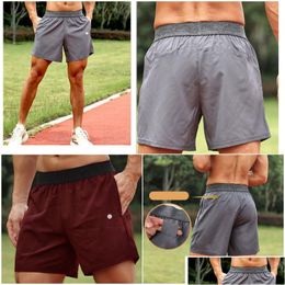 Yoga Outfit Ll-Dk-20025 Mens Shorts Men Short Pants Running Sport Basketball Breathable Trainer Trousers Adt Sportswear Gym Exercise F Otgl2