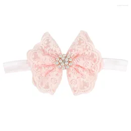 Hair Accessories N80C Lovely Headwear Born Girls Bands Elegant Lace Headdress Accessory Gift