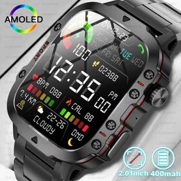 Outdoor Military 3ATM Waterproof Smart Watch Men 420mAh Battery Heart Rate Sports Fitness Watches Bluetooth Call Smartwatch 240326