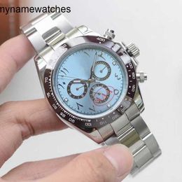 Rolaxs Watch Swiss Wristwatch 2024 Clean Factory Automatic Top Rose Sapphire Watches Mens Gold V11 Deluxe Ceramic Beze Chronograph Mechanical Eta 4130 Movement 116
