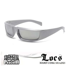 LOCS Sunglasses American Style Chicago Gangsta West Coast Gangster Hiphop Rap Tough Guy Motorcycle Sunglasses Fashion Sunglasses 4295 8862