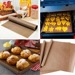 Baking Tools 12in X 10in 5pcs/set Reusable Non Stick Paper Heat Press Pad High Temperature Resistant Pastry Bake Oilpaper Grill