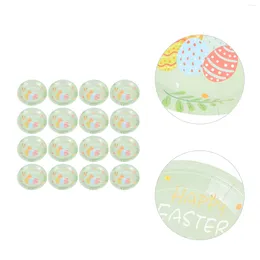 Disposable Dinnerware 32 Pcs Easter Paper Plate Party Plates Festival