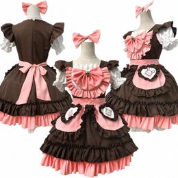 2024 New Anime Maid Costume Cos Cute Maid Halen Lolita Dr Lolita Cosplay Costume 79SR#