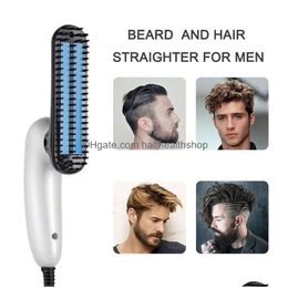 Hair Salon Irons Electric For Men Curling And Beauty Styling Tool Drop To Straighten Beards Delivery Products Care Tools Dhbnd